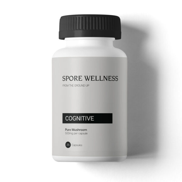 Spore Wellness - Microdose Capsules - Cognitive - 25 Capsules (500mg per cap) | Mushroom Canada