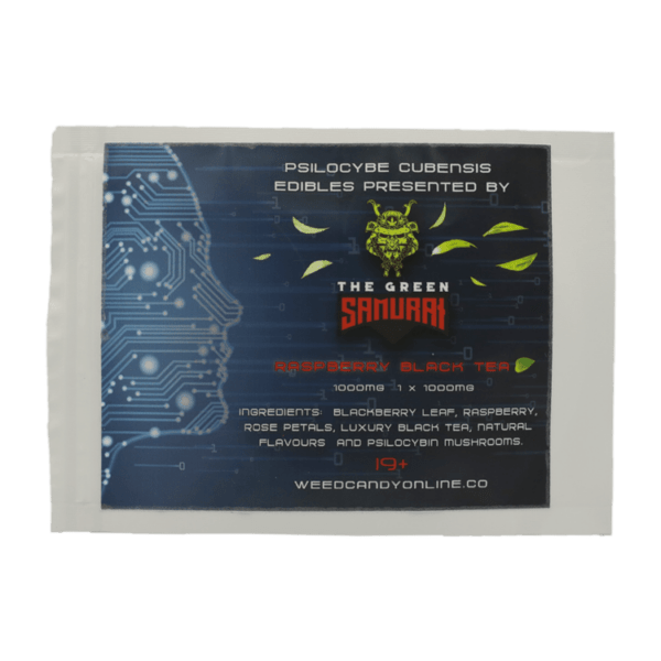 The Green Samurai - Raspberry Black Tea - 1000mg | Mushroom Canada