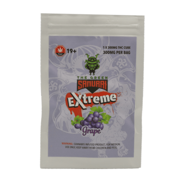 Green Samurai Extreme - Grape Gummy 300mg THC | Mushroom Canada