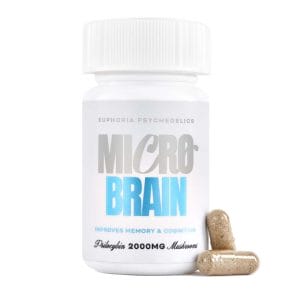Euphoria Psychedelics – Micro Brain Capsules - (100mg X 20 Capsules) | Mushrooms Canada