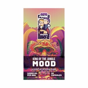 Super Magic Mushroom Bro’s - King of the Jungle MOOD - 400MG Capsules | Mushrooms Canada